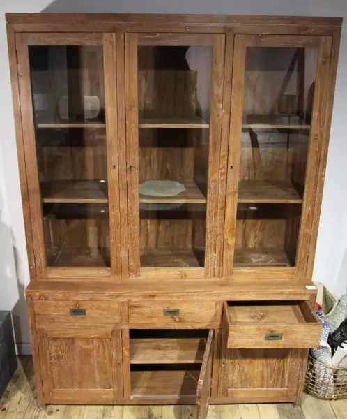 Artikelbild 4 des Artikels “Buffet, 2teilig, aus recyceltem Teakholz. 160 x 220cm H “